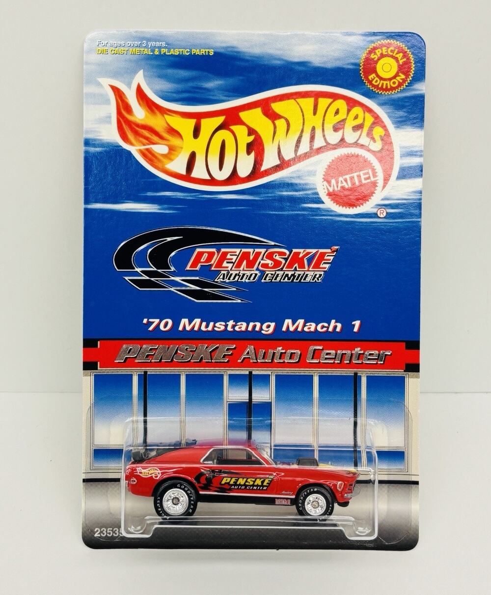 Hot Wheels Penske Auto Center '70 Mustang Mach 1 Special Edition w/ Protector